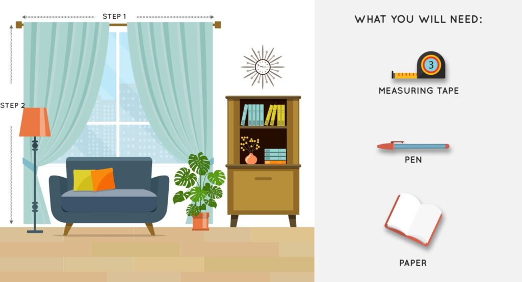 Get measuring installation online | Curtain Label