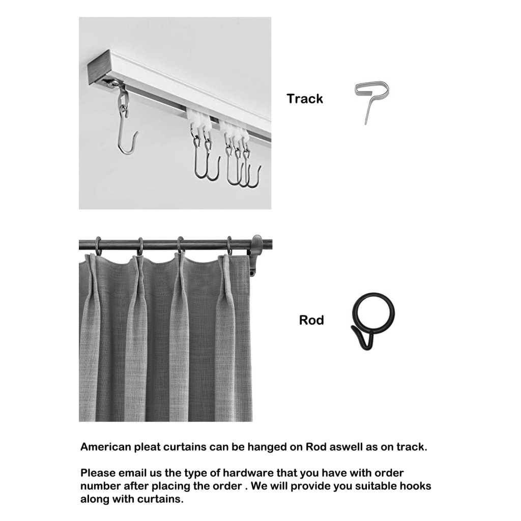 Isabella Curtains - Plain Weave Fabric - Set of 2 - Curtain Label