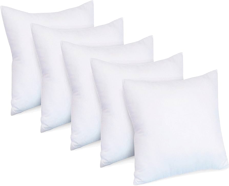 Cushion Cover Filler - Set of 5 - For 18 X 18 inch Covers - Curtain Label